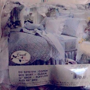 Brand new ruffled Bed skirt.